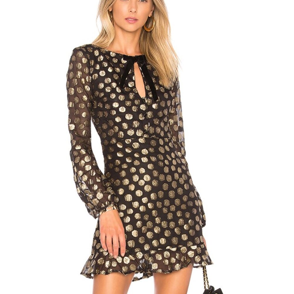 For Love & Lemons Lottie Long Sleeve Dress